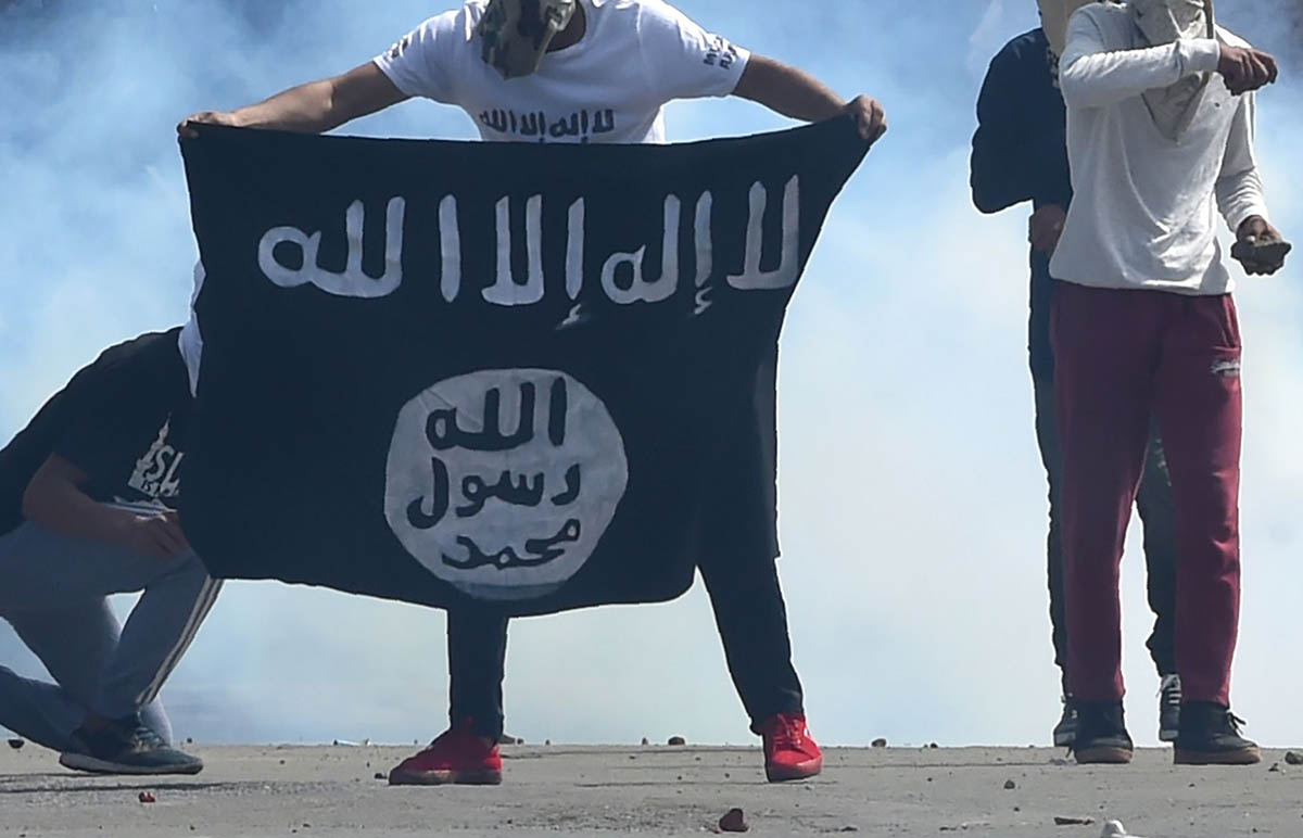 Флаг ИГИЛ. Фото Tauseef MUSTAFA/AFP/Scanpix/Leta