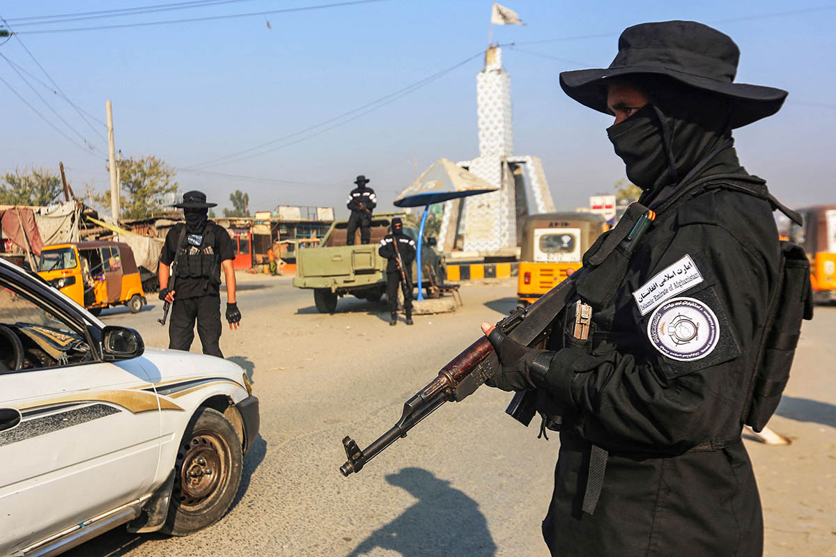 Сотрудники службы безопасности Талибана. Фото AFP/Scanpix/LETA