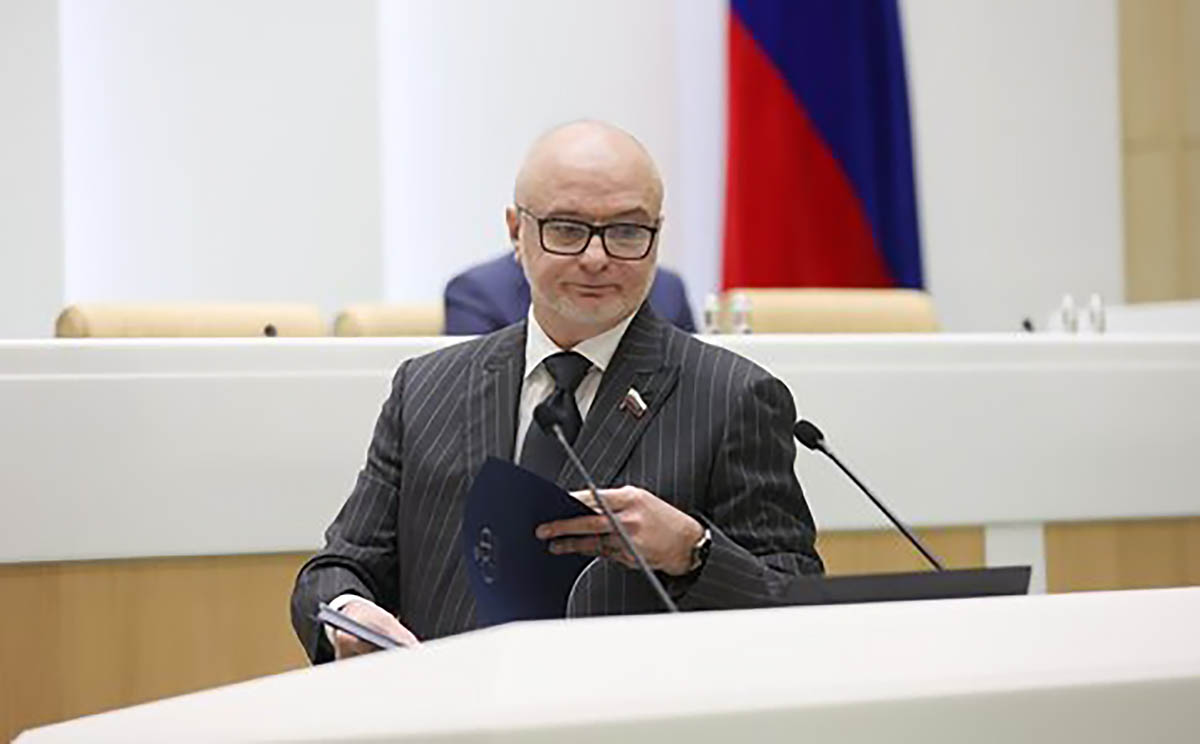 Сенатор Андрей Клишас. Фото с сайта Совета Федерации Федерального собрания РФ
