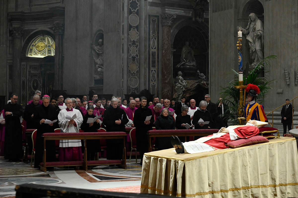 Прощание с Папой Бенедиктом XVI, Ватикан. 2 января 2023 года. Фото Пресс-служба Ватикана/EPA/Scanpix/LETA/Scanpix/LETA