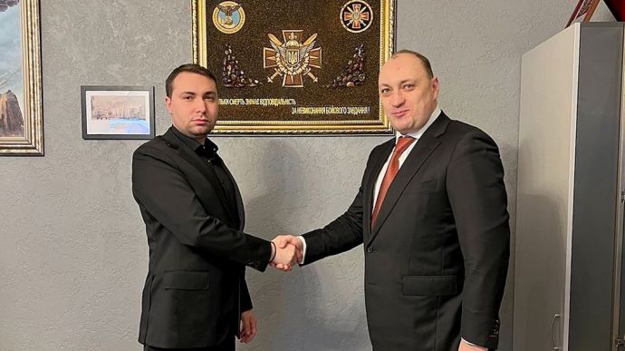 Кирилл Буданов (слева) и Денис Киреев. Фото ГУР Минобороны Украины