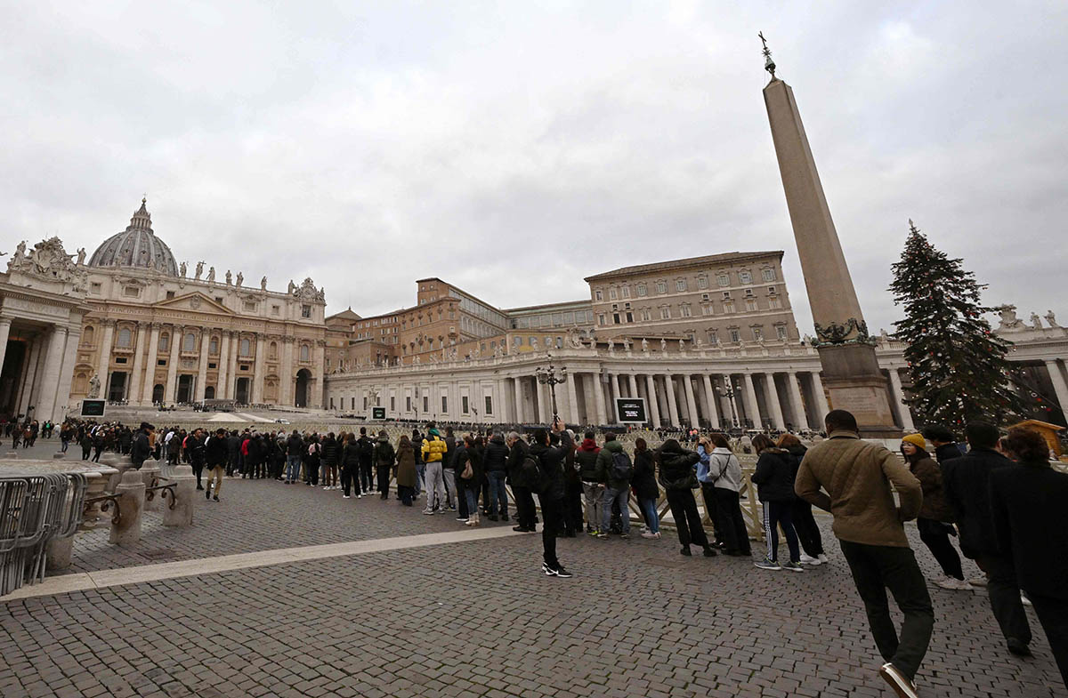 Прощание с Папой Бенедиктом XVI, Ватикан. 2 января 2023 года. Фото Andreas SOLARO/AFP/Scanpix/LETA/Scanpix/LETA