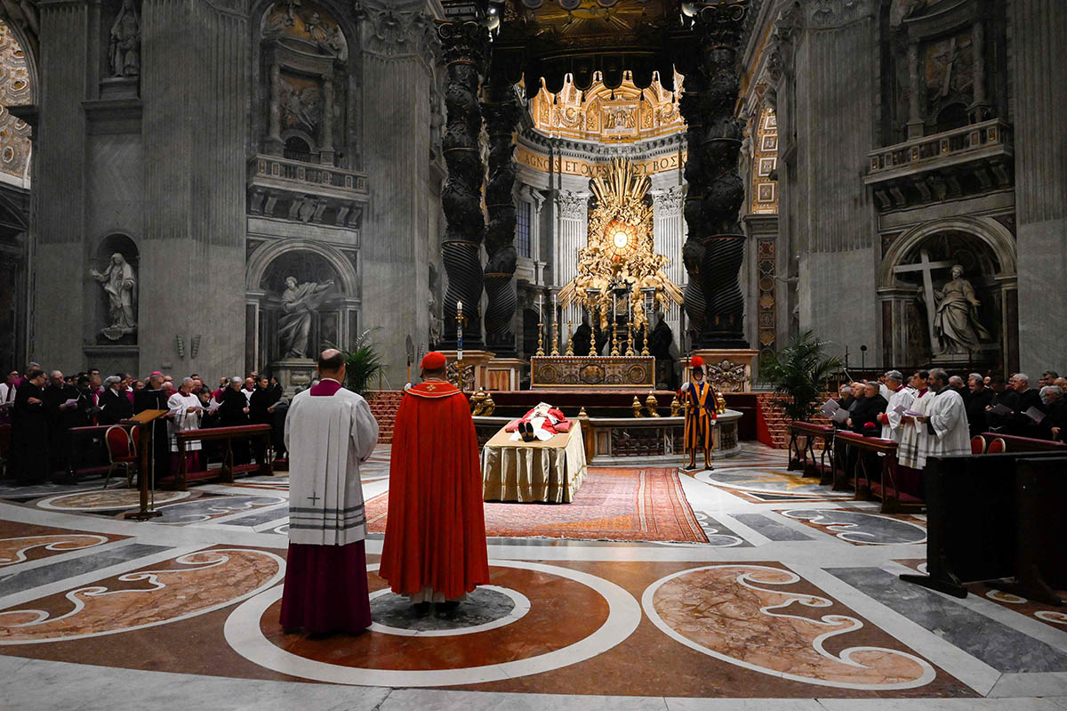 Прощание с Папой Бенедиктом XVI, Ватикан. 2 января 2023 года. Фото Пресс-служба Ватикана/EPA/Scanpix/LETA/