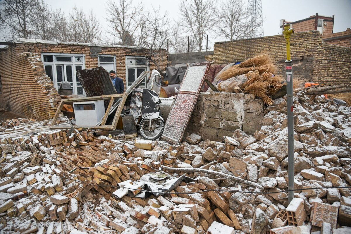 Последствия землетрясения на северо-западе Ирана 29 января 2023 года. Фото Soheil Faraji/ISNA/AFP/Scanpix/LETA. 