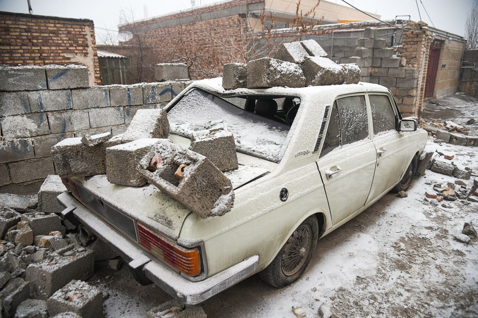Последствия землетрясения на северо-западе Ирана 29 января 2023 года. Фото: Soheil Faraji/ISNA/AFP/Scanpix/LETA.