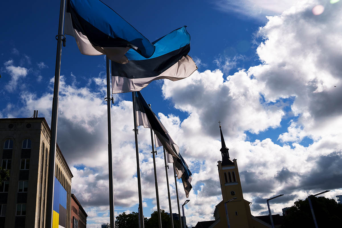 Площадь Свободы в Таллинне. Фото Pavel Golovkin/AP Photo/Scanpix/Leta
