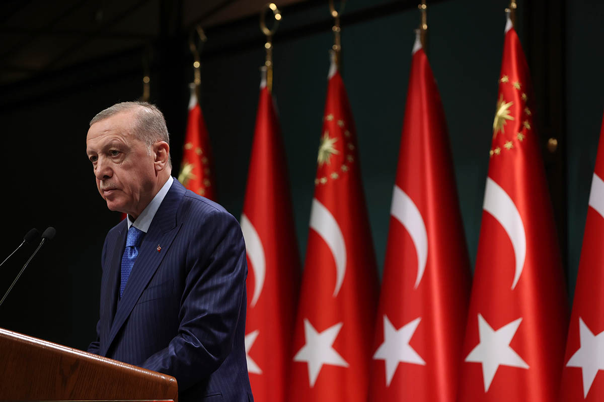 Президент Турции Реджеп Тайип Эрдоган. Фото AP/Scanpix/Leta