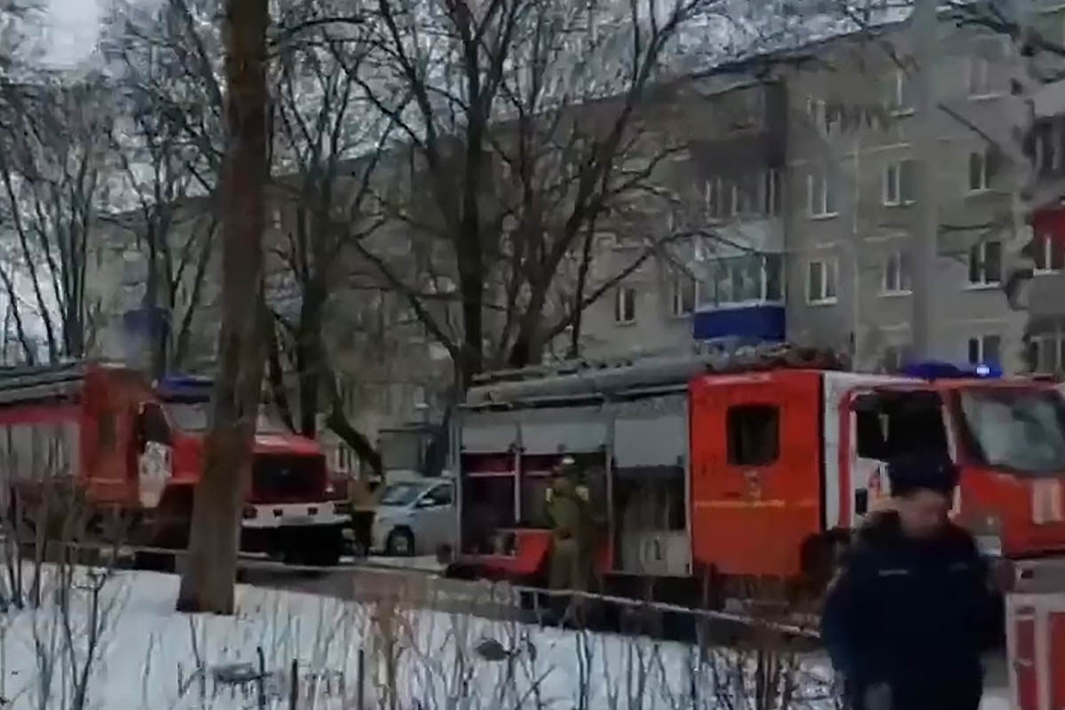 Взрыв газа в жилом доме в Ульяновске. Скриншот видео Инсайд Ульяновск/Telegram