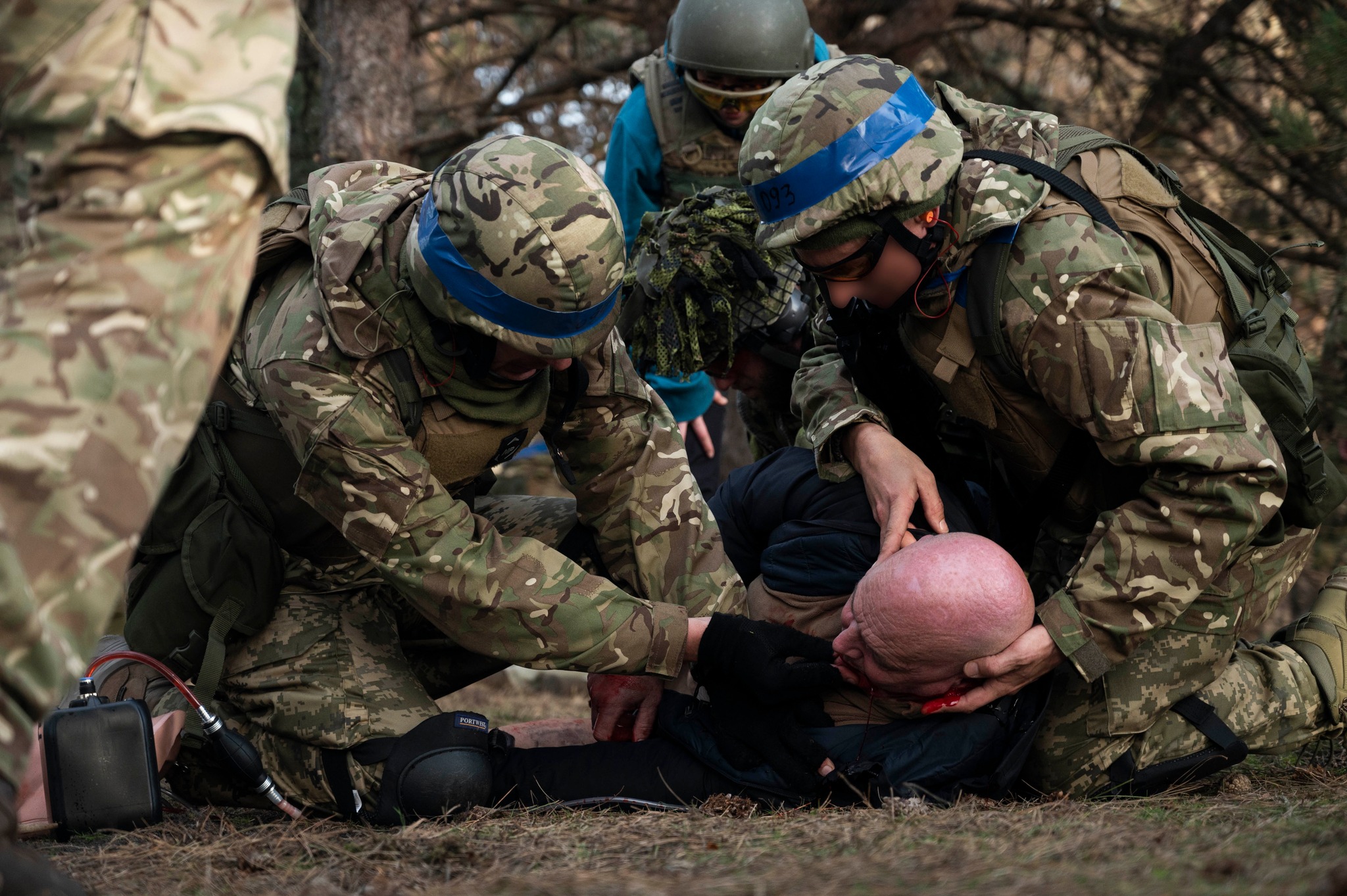 Тренировка военнослужащих ВСУ. Фото facebook.com/GeneralStaff.ua
