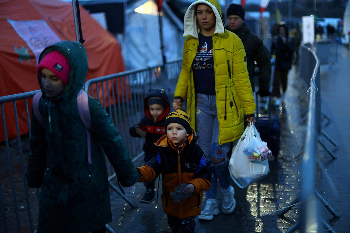 Беженцы из Украины в Перемышле, Польша. Фото Hannah McKay/REUTERS/File Photo/Scanpix/LETA
