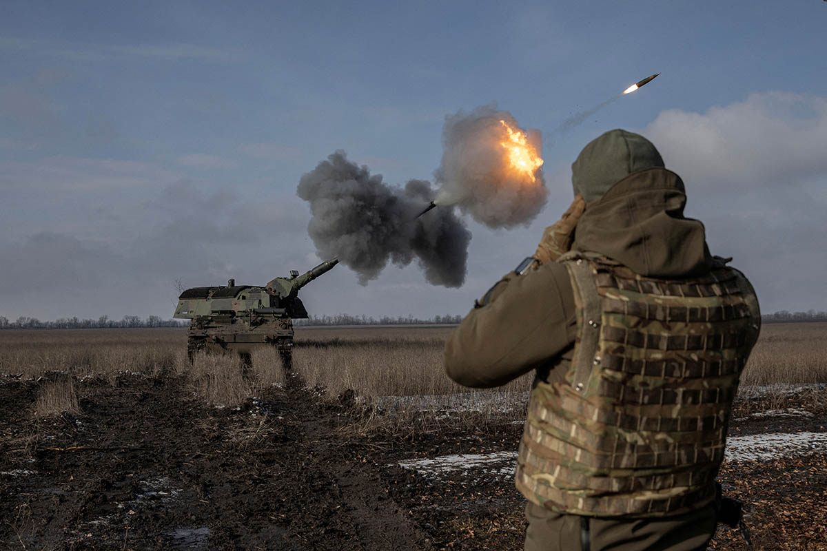 Украинская армия недалеко от Бахмута, в Донецкой области, Украина. Фото Marko Djurica/REUTERS/Scanpix/LETA