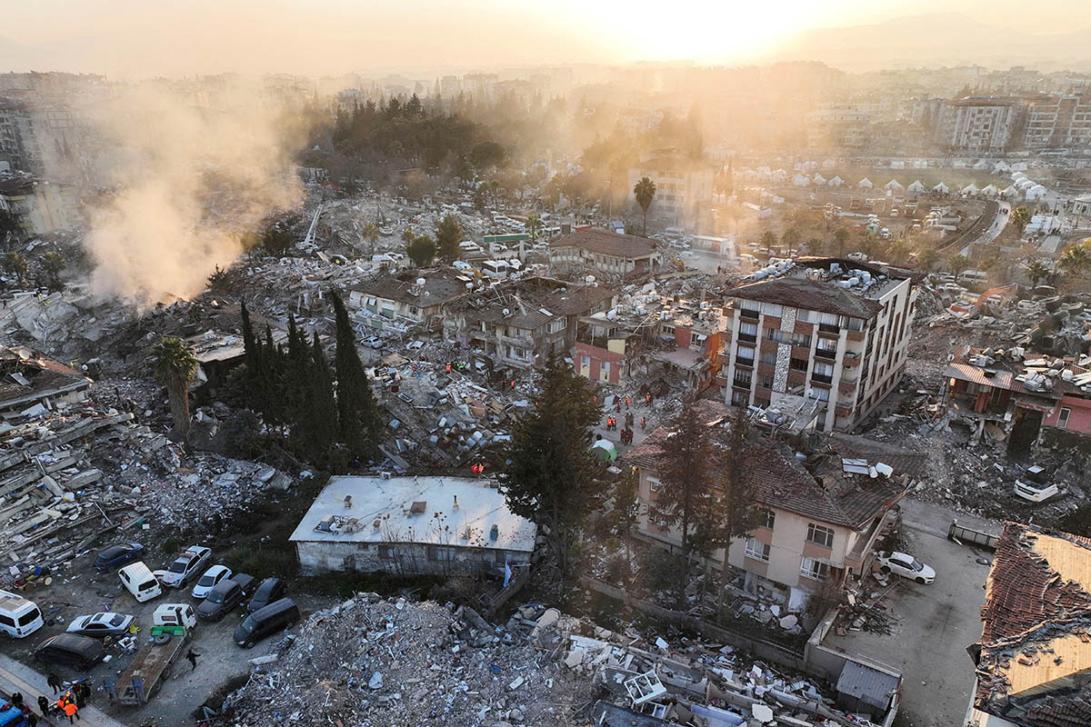 Последствия землетрясения в Хатае, Турция. Фото Emilie Madi/REUTERS/Scanpix/LETA