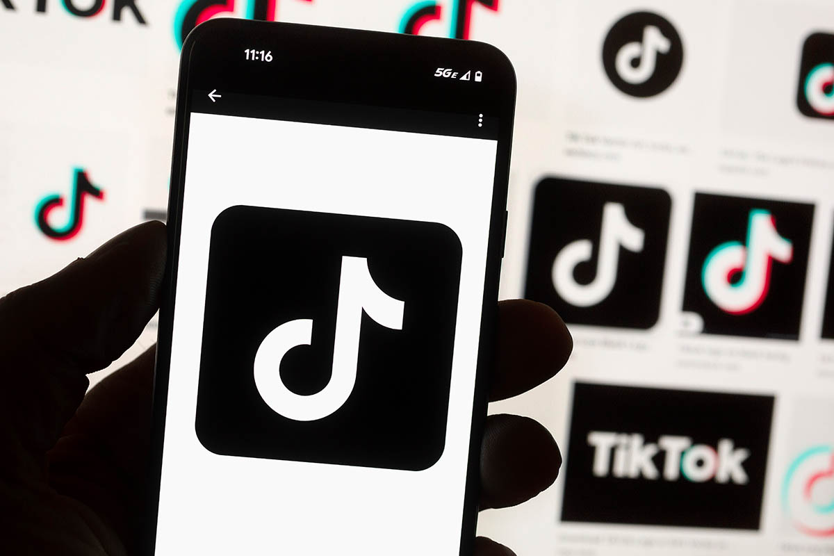 Логотип приложения TikTok. Фото Stanislav Kogiku/ZUMA Press Wire/Scanpix/LETA