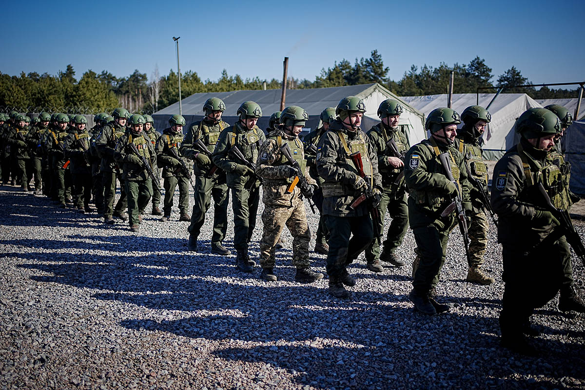 Бойцы Национальной гвардии Украины. Фото Kay Nietfeld/dpa/Scanpix/LETA