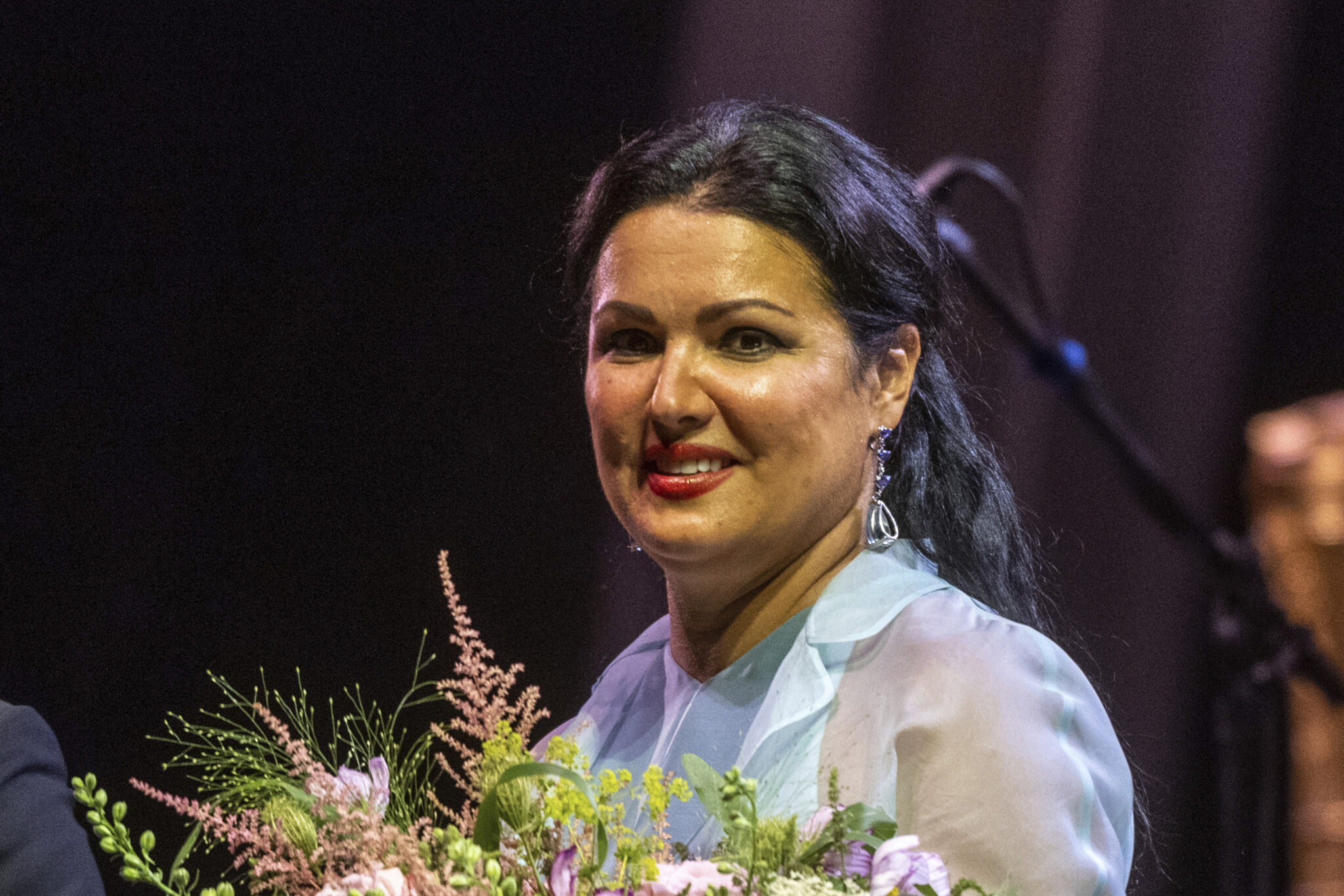 Анна Нетребко на Дворцовом фестивале в Регенсбурге, Германия 22 июля 2022 года. Armin Weigel/dpa via AP/Scanpix/LETA.