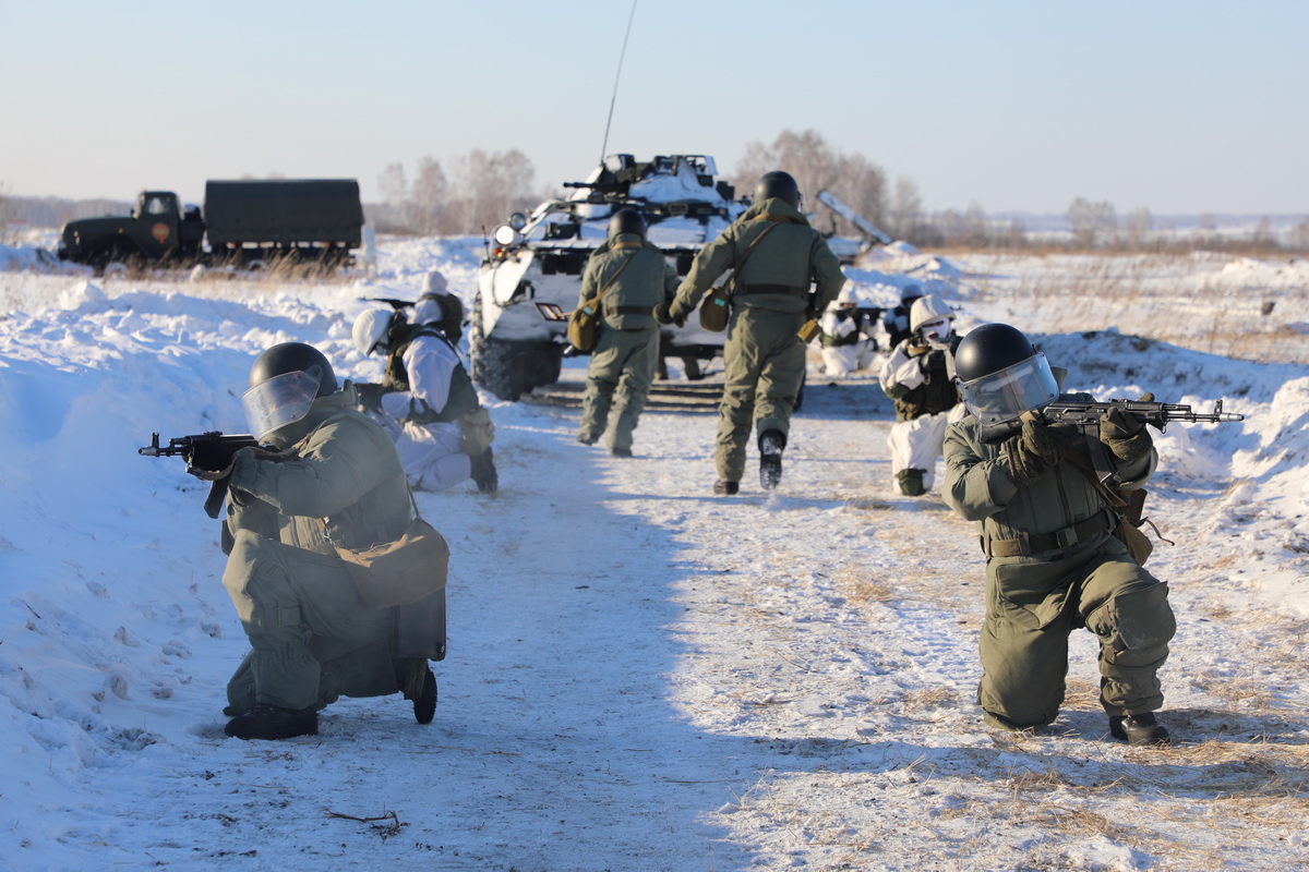 Российские военнослужащие. Фото Минобороны РФ
