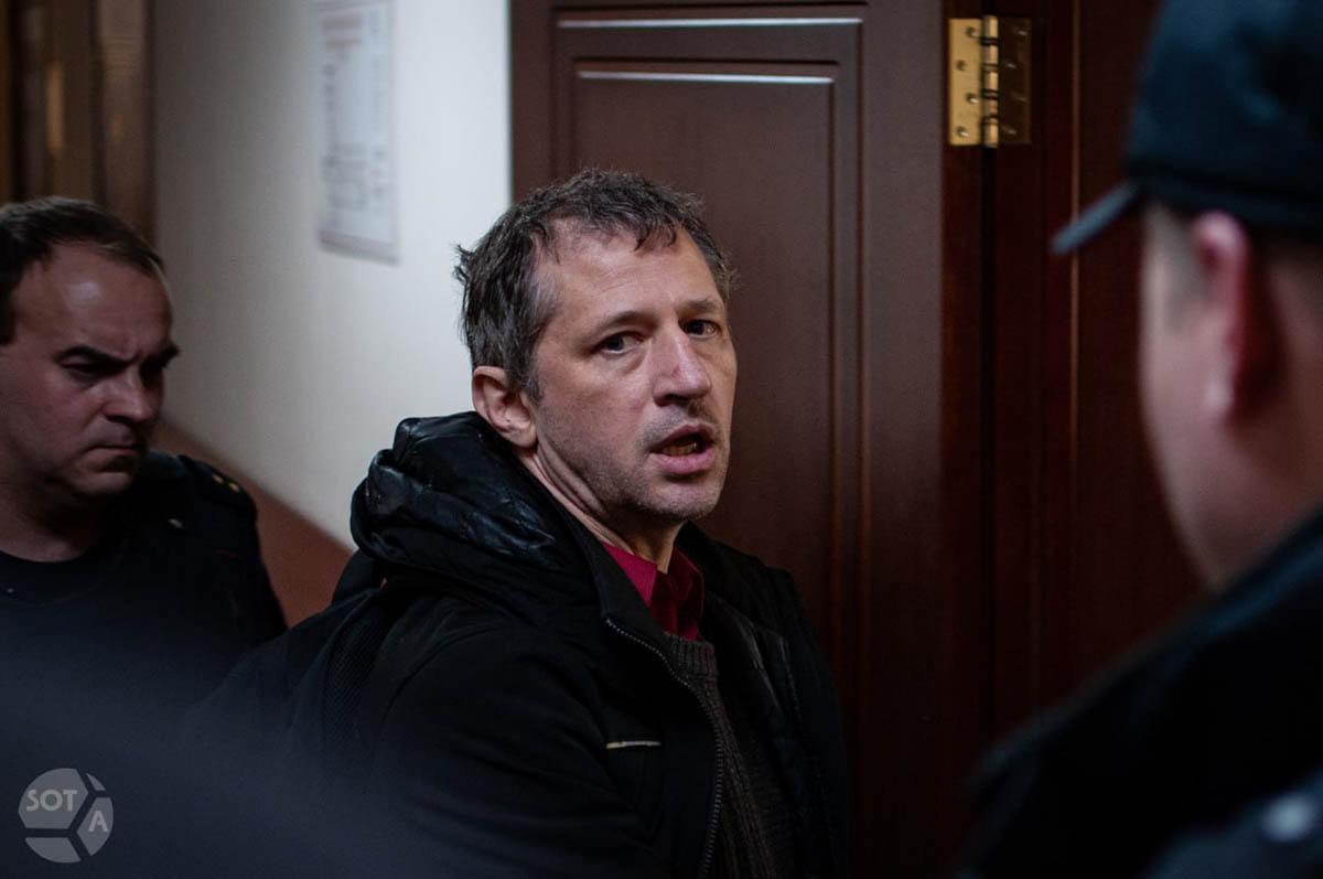 Журналист Роман Иванов в суде. Фото sotavisionmedia/Telegram