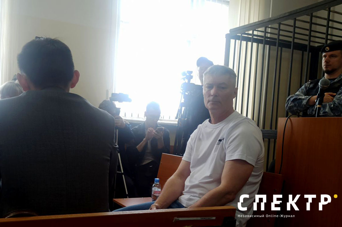Евгений Ройзман в зале суда в Екатеринбурге, 26 апреля 2023 года. Фото Марина-Майя Говзман/SpektrPress