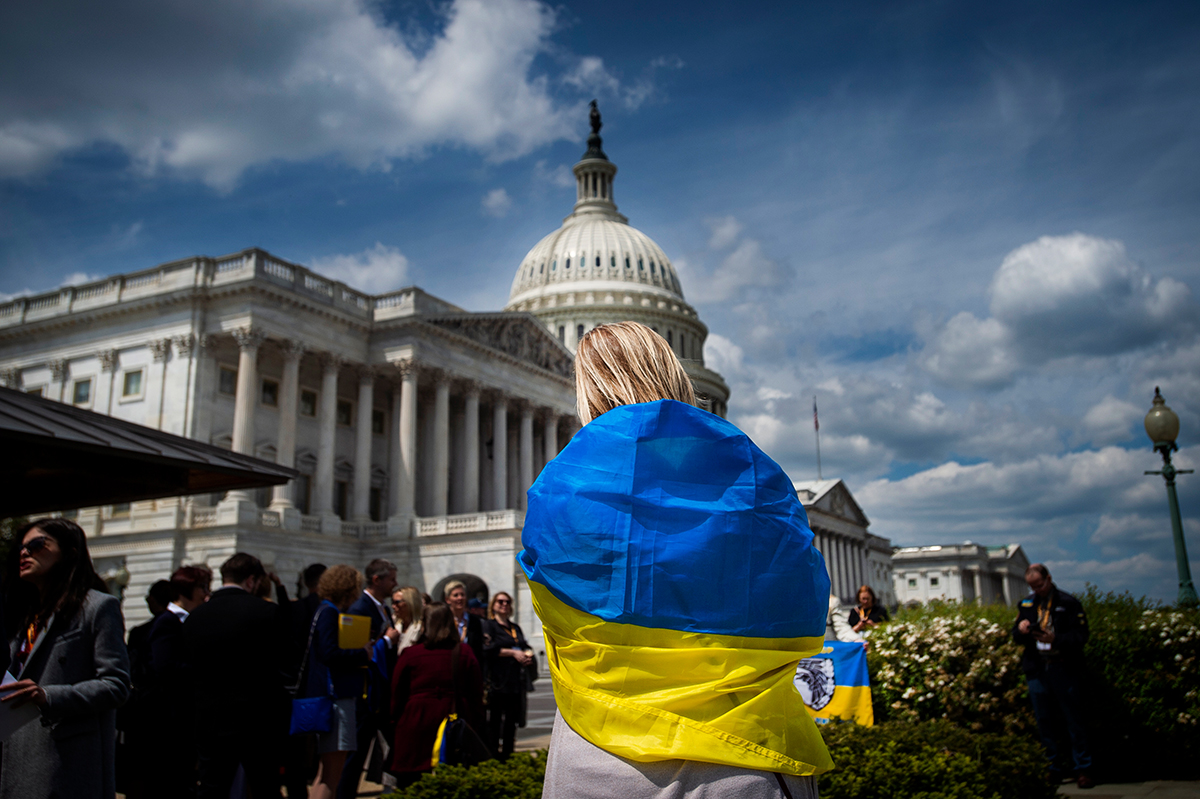 Перед принятием резолюции об Украине Конгрессом США. Фото Rod Lamkey/CNP/ZUMA Press Wire/Scanpix/LETA