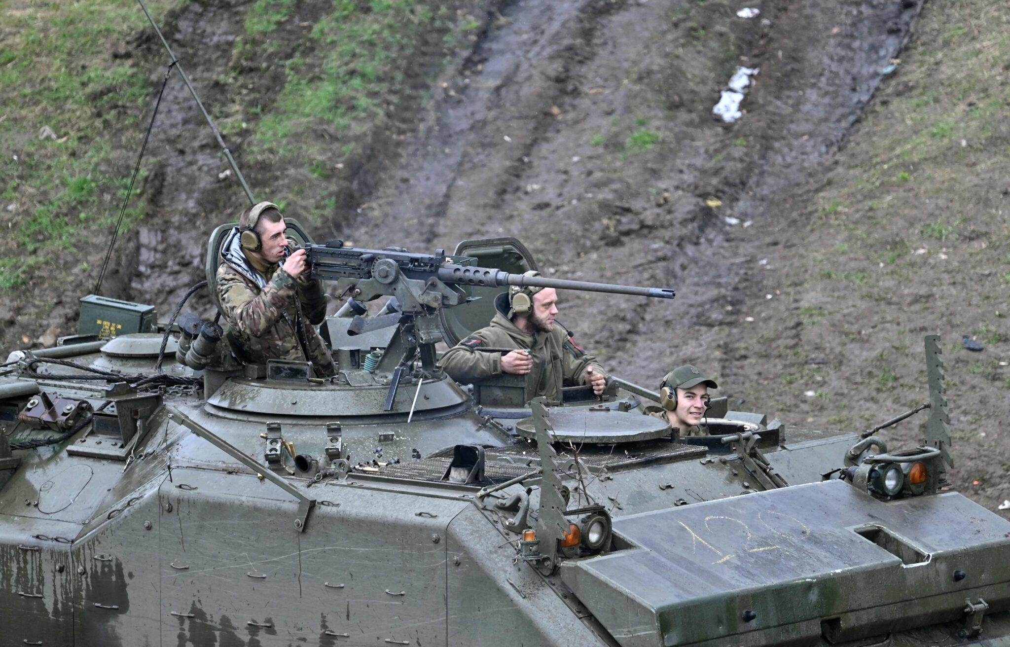 Украинские военные на учениях в Донецкой области, 6 апреля 2023 года. Фото Genya SAVILOV / AFP / Scanpix / Leta