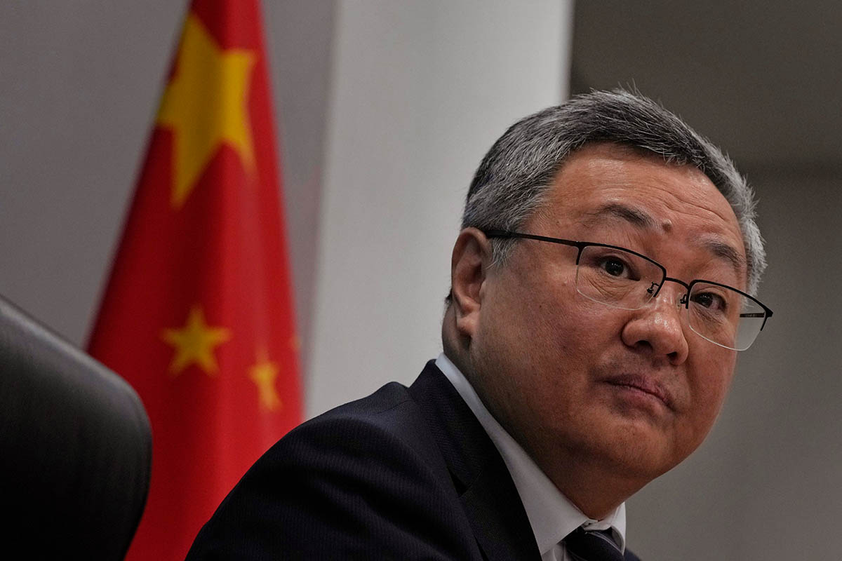 Постоянный представитель КНР в Евросоюзе Фу Цун. Фото Ng Han Guan/AP Photo/Scanpix/LETA