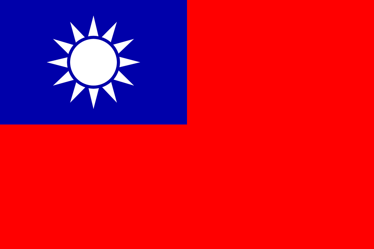Флаг Тайваня. Фото Pixabay.com