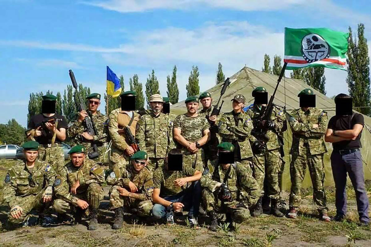 Батальон Дудаева. Фото Международный миротворческий батальон имени Джохара Дудаева/Facebook