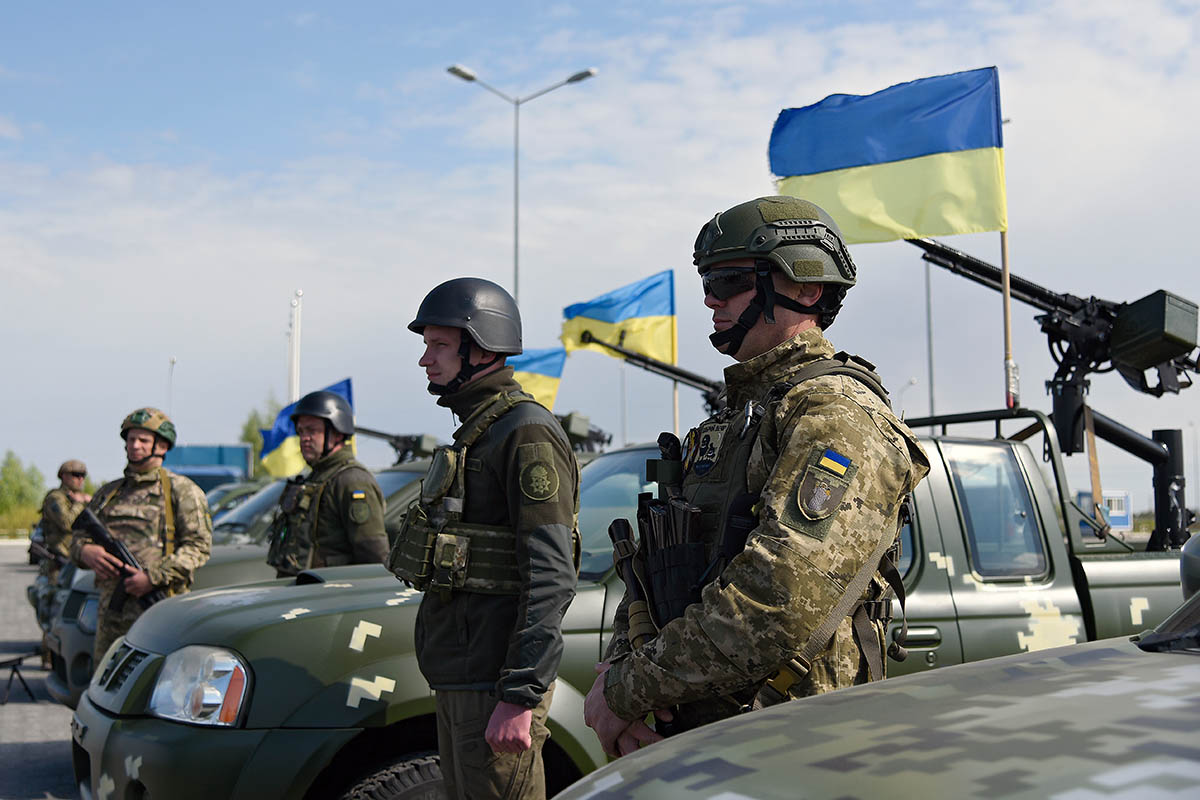 Украинские военные. Фото Kaniuka Ruslan/ZUMA Press Wire/Scanpix/LETA