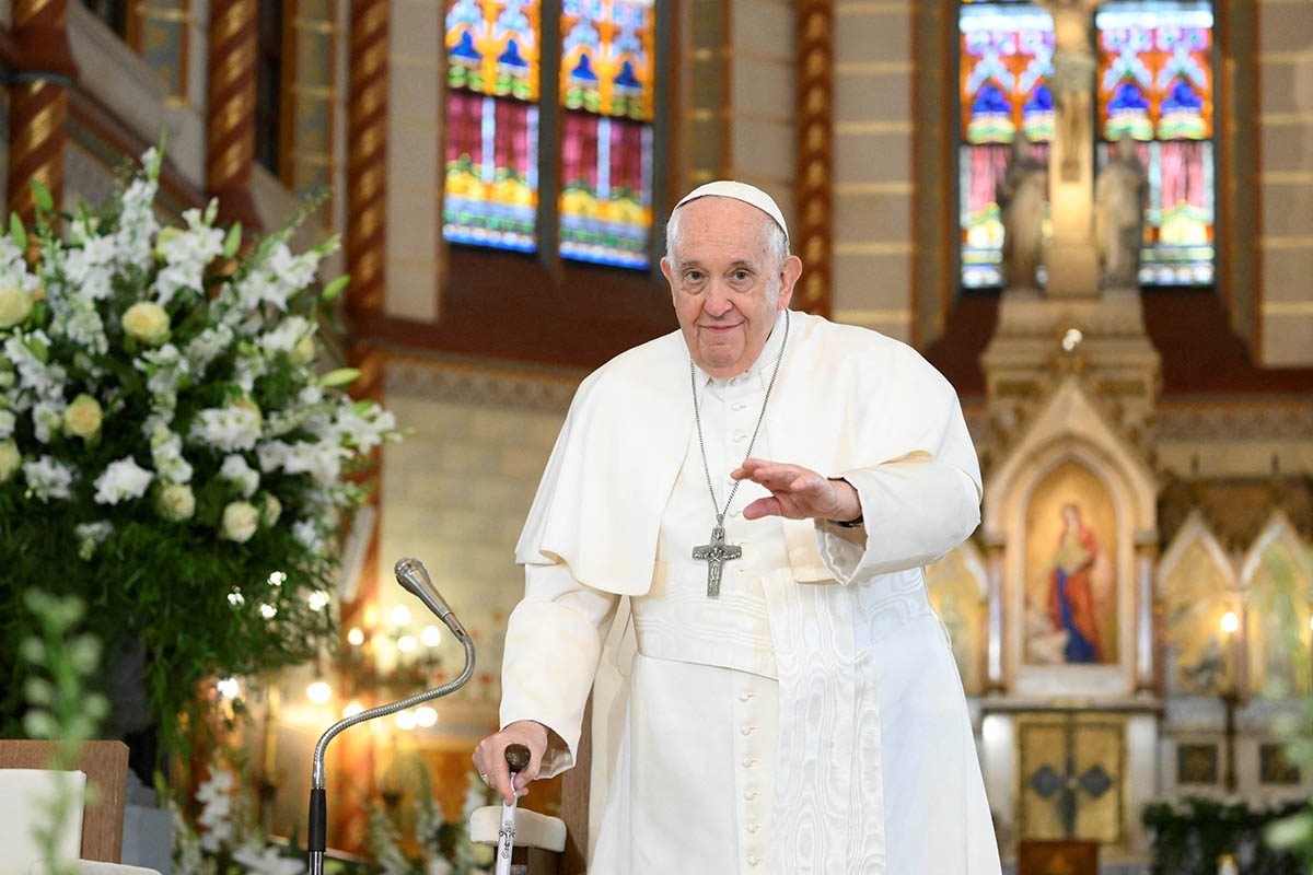 Папа Франциск. Фото Simone Risoluti/Vatican Media/REUTERS/Scanpix/Leta
