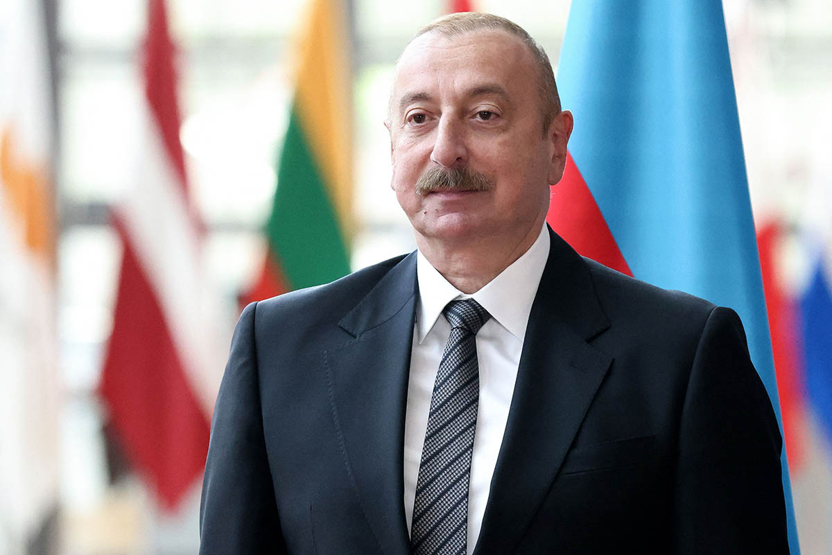 Президент Азербайджана Ильхам Алиев. Фото Kenzo TRIBOUILLARD/AFP/Scanpix/LETA