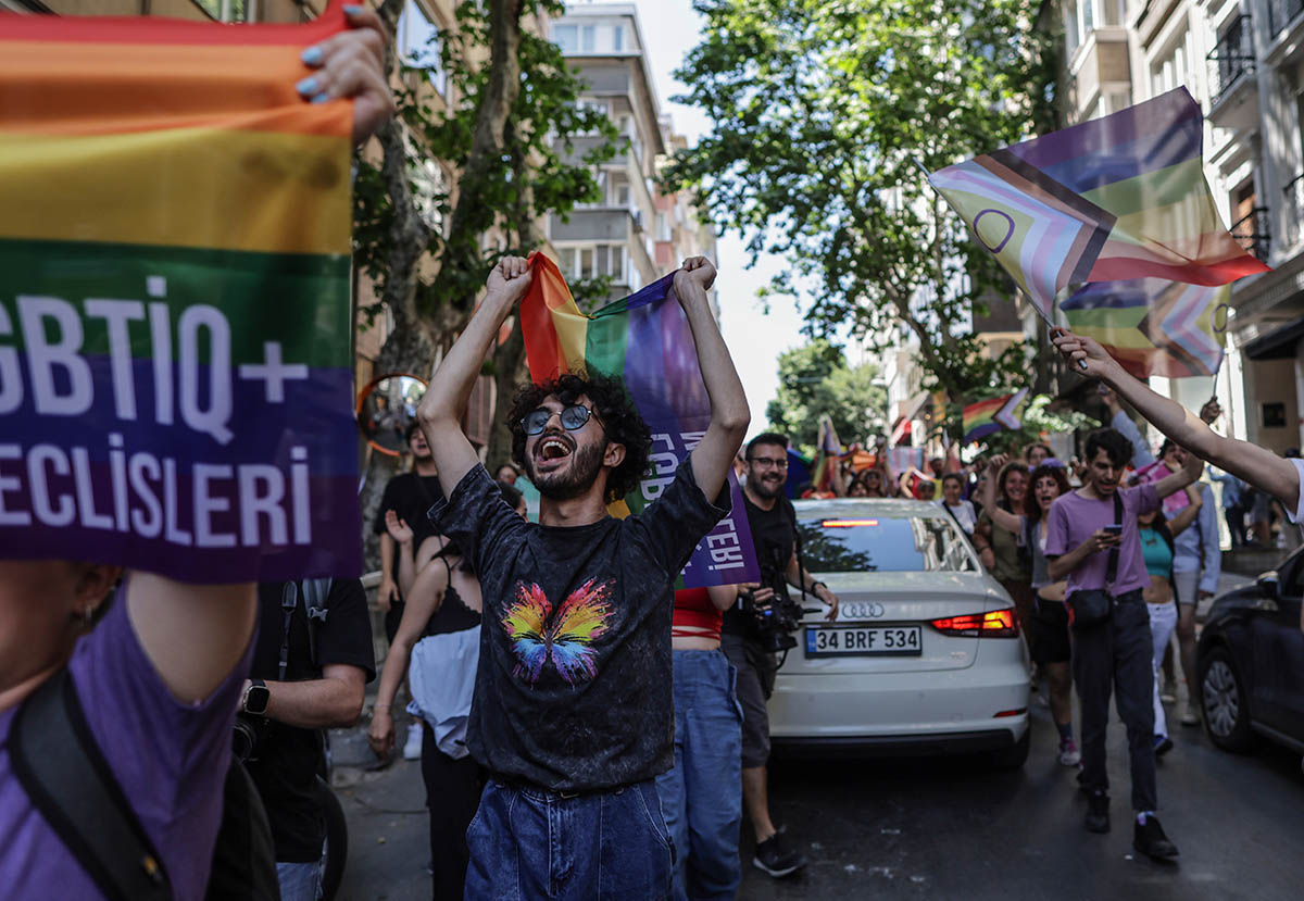 Прайд-парад в Стамбуле, Турция. 25 июня 2023 года. Фото ERDEM SAHIN/EPA/Scanpix/Leta