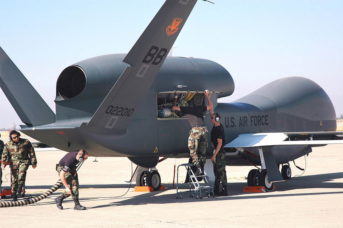 Global Hawk. Фото Stacey Knott/U.S. Air Force/wikipedia