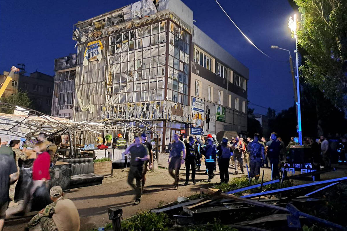 Последствия российского ракетного удара по Краматорску. Фото pavlokyrylenko_donoda/Telegram