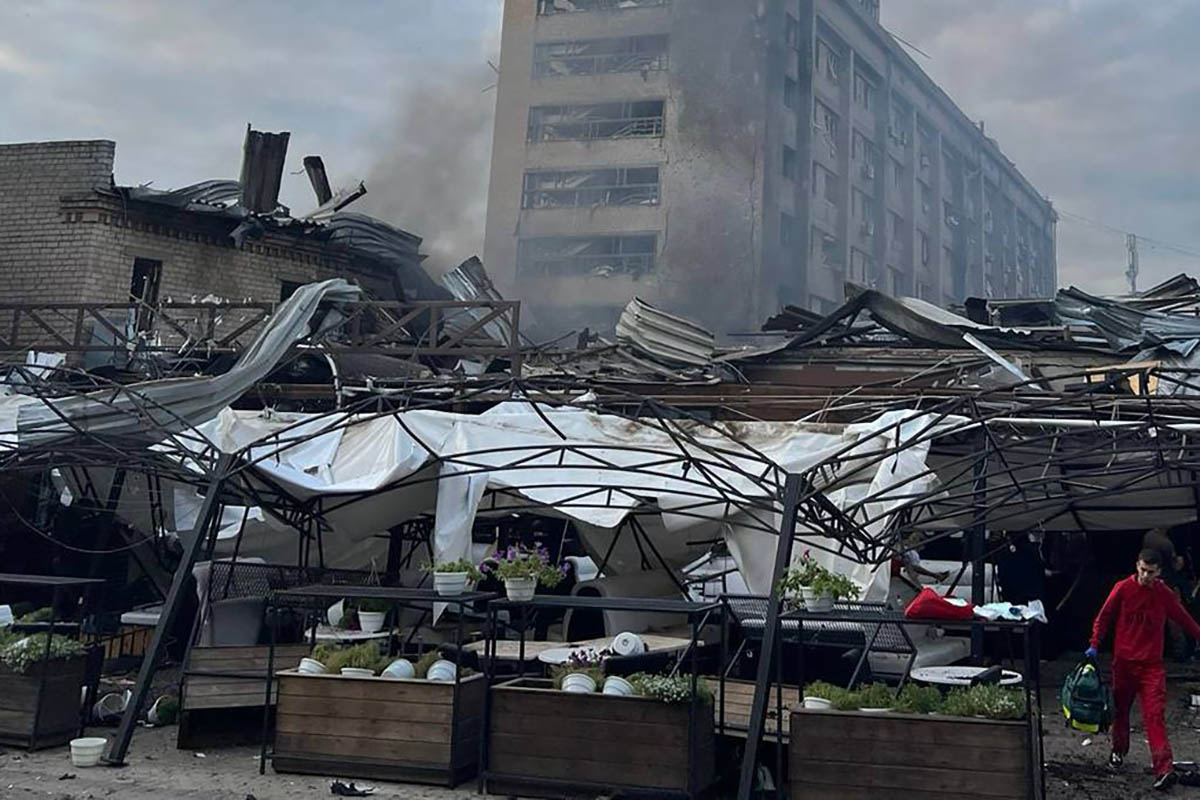 Последствия российского ракетного удара по Краматорску. Фото Klymenko_MVS/Telegram