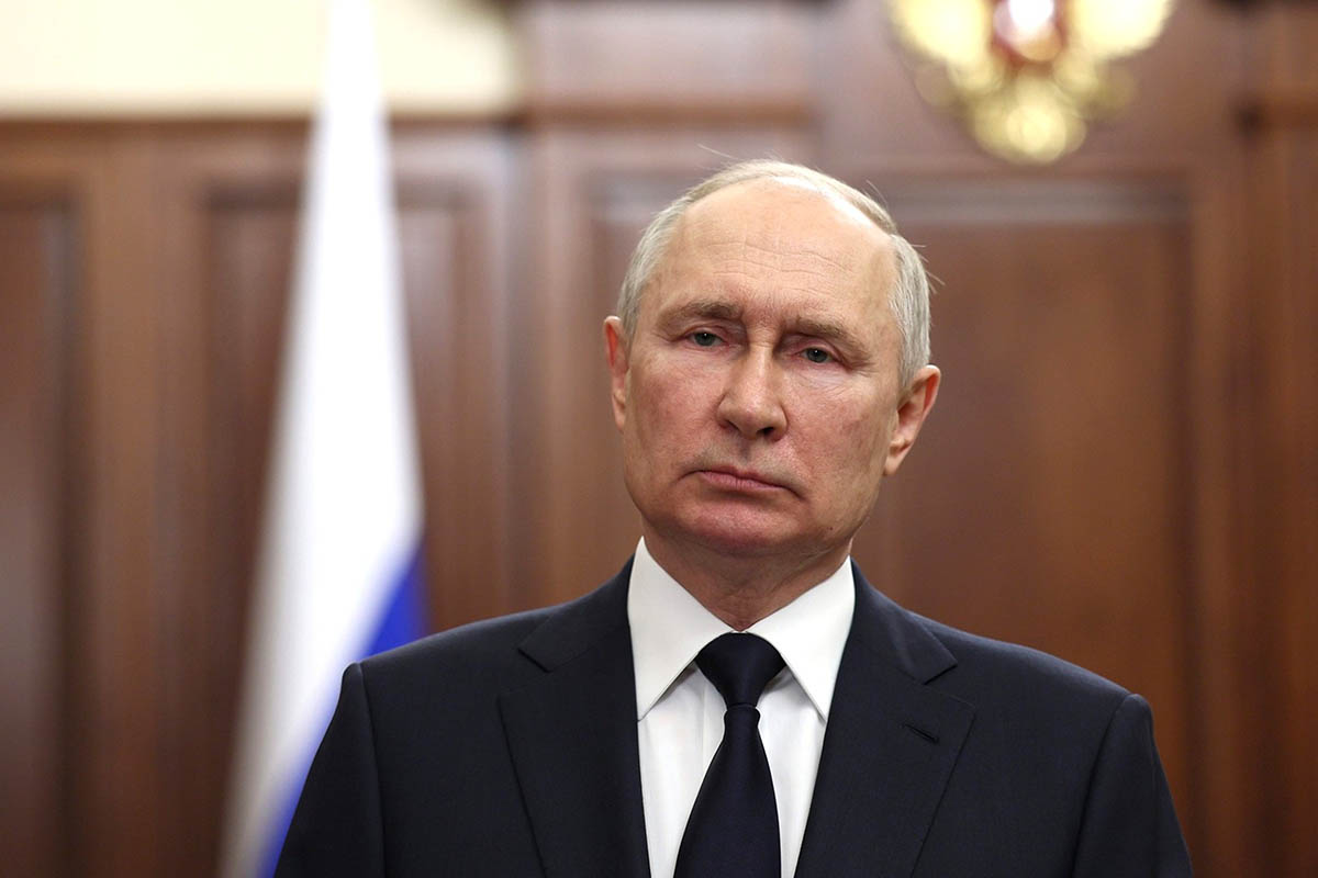 Владимир Путин. Фото Gavriil Grigorov/Kremlin Pool/ZUMA Press Wire/Scanpix/Leta