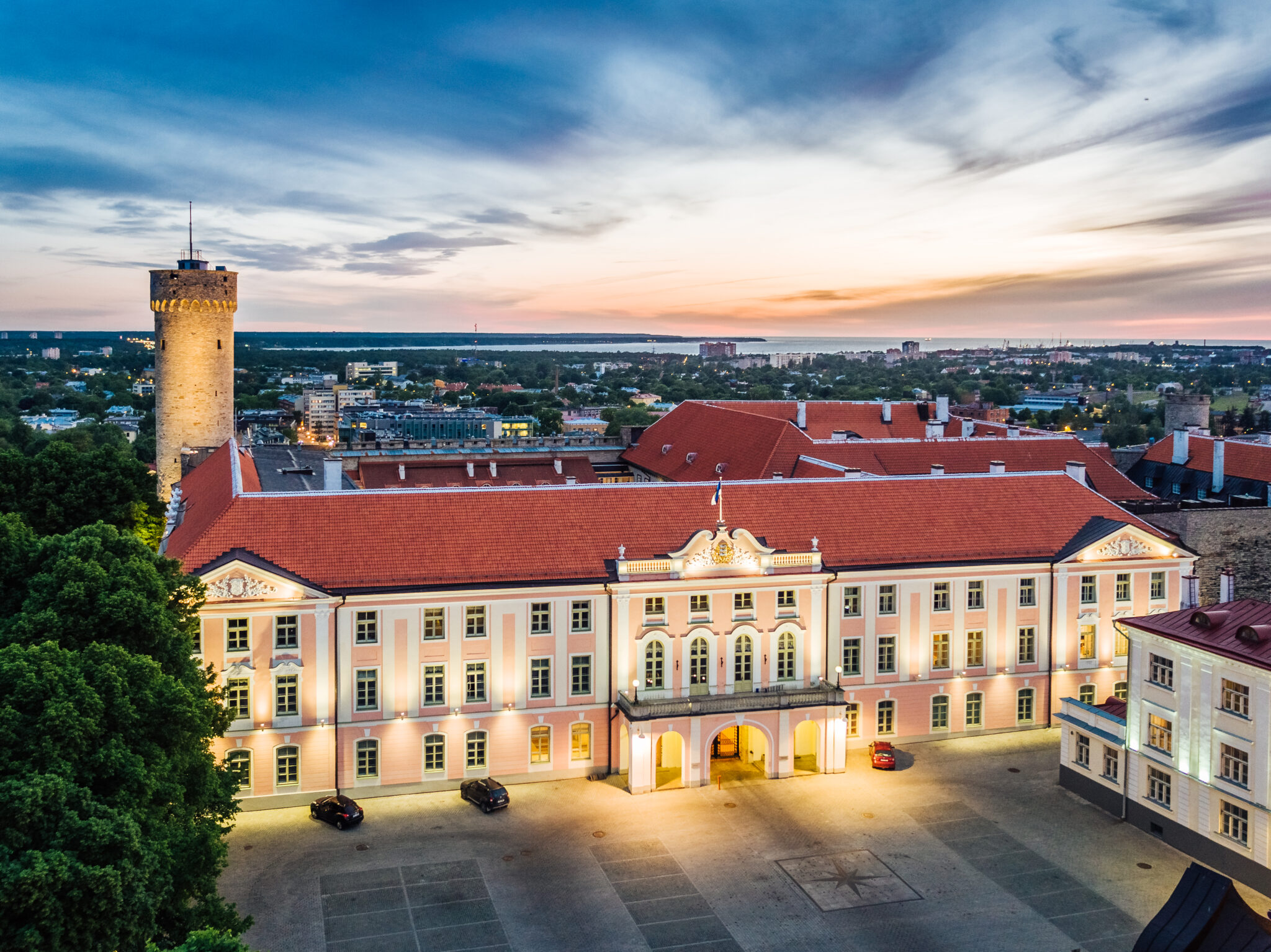 Зал заседаний Рийгикогу Эстонии. Фото Википедия, CC BY-SA 4.0.