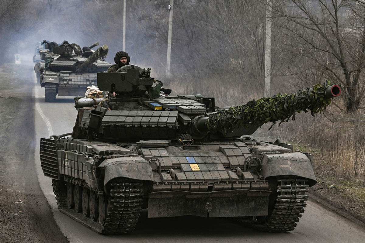 Украинские танки Т64. Фото Aris Messinis/AFP/Scanpix/LETA