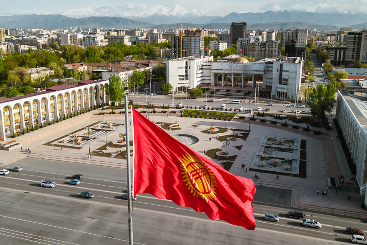 Центральная площадь Ала-Тоо города Бишкек, Кыргызстан. Фото Collab Media/istockphoto