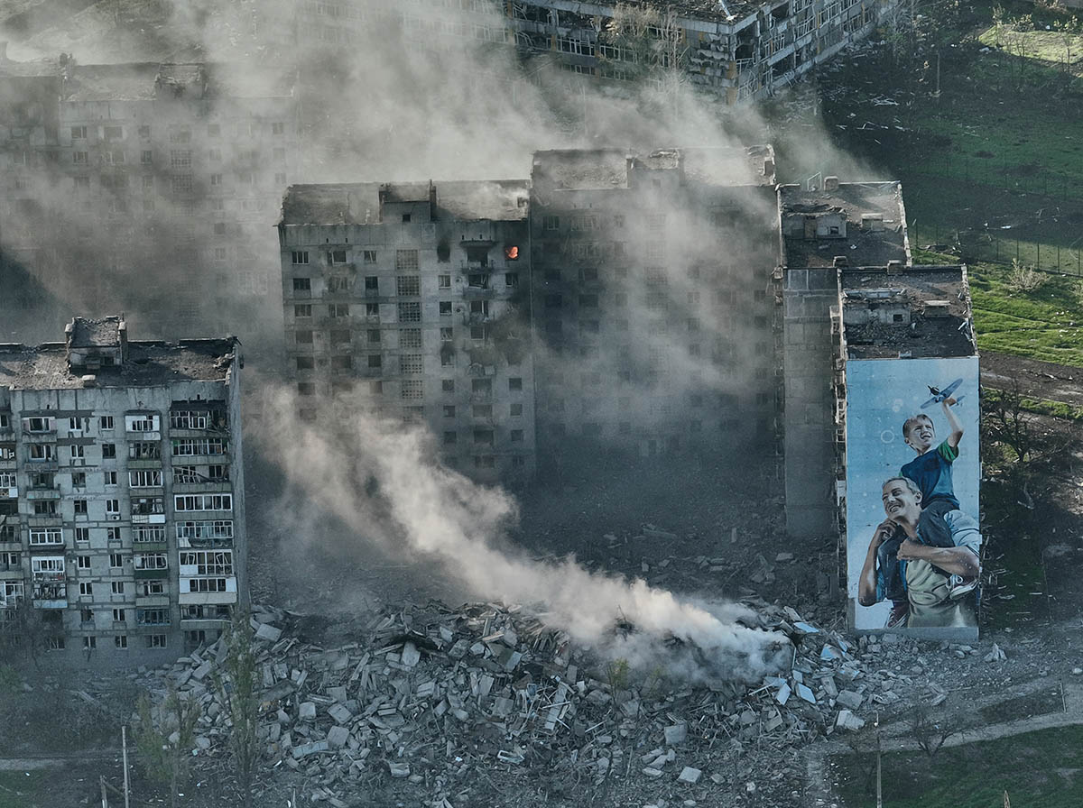 Бахмут, Донецкая область. Фото Libkos/AP Photo/Scanpix/Leta