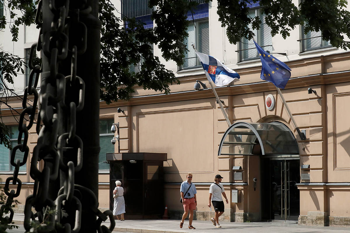 Генеральное консульство Финляндии в Санкт-Петербурге. Фото NATOLY MALTSEV/EPA/Scanpix/Leta