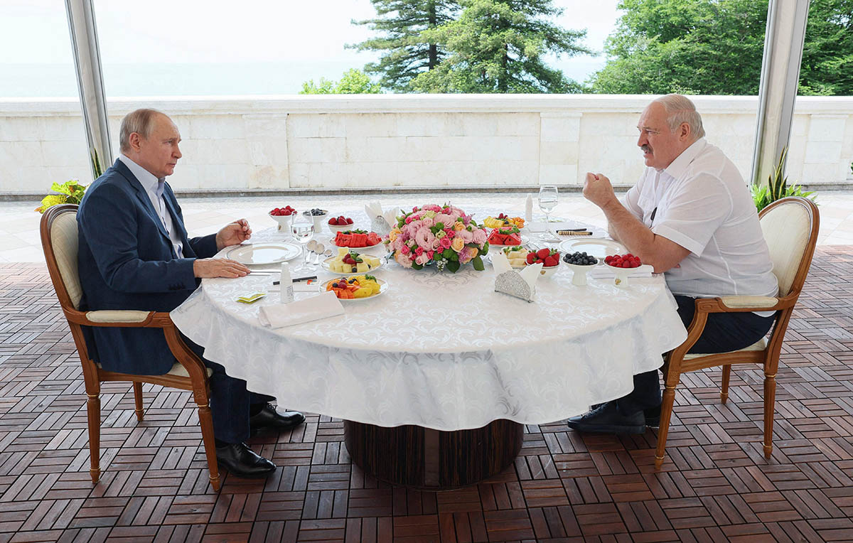 Владимир Путин и Александр Лукашенко. Фото Gavriil GRIGOROV/Sputnik/AFP/Scanpix/Leta