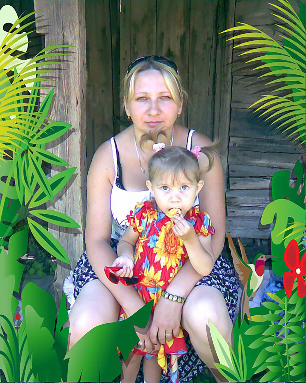 Ольга Ситчихина и маленькая Маша. Фото Ольга Ситчихина/Одноклассники