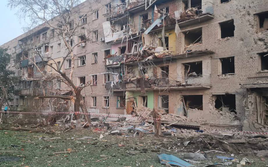 Разрушенный дом в Ковшаровке. Фото Олег Синегубов.