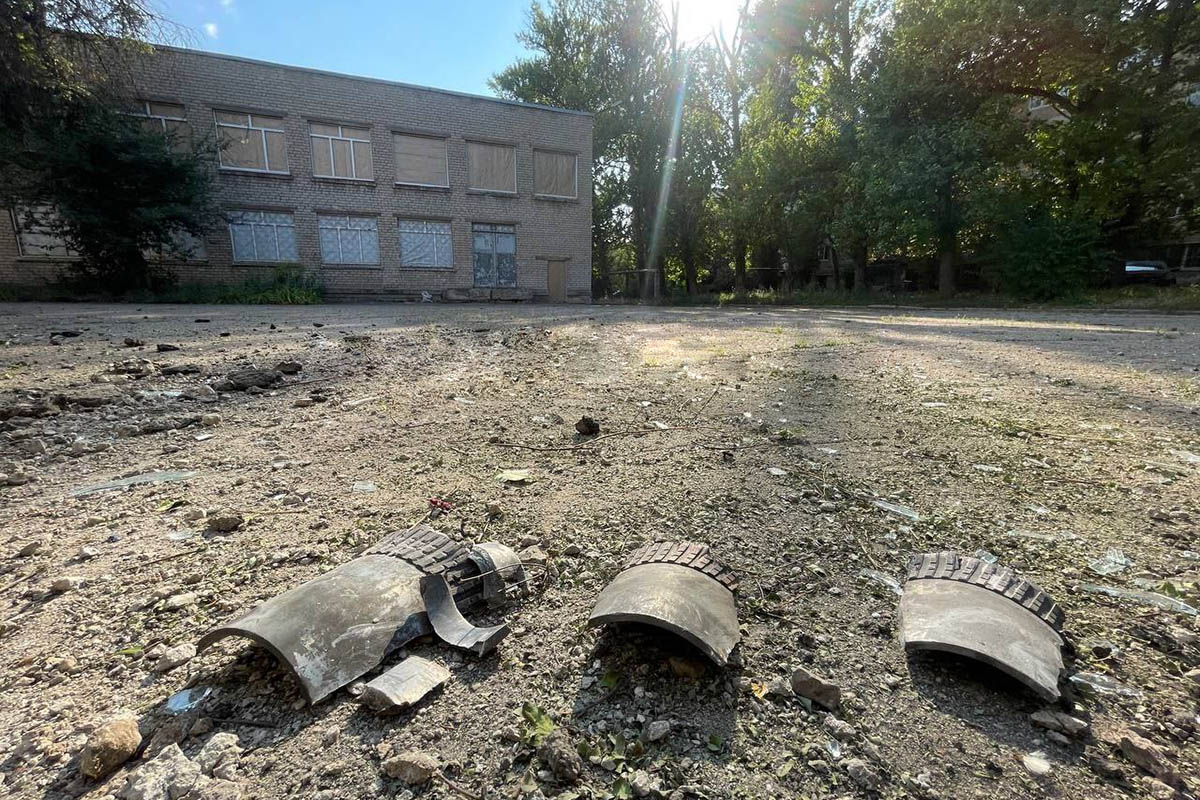 Последствия обстрела Киевского района Донецка. Фото WarInMyEyes/Telegram 