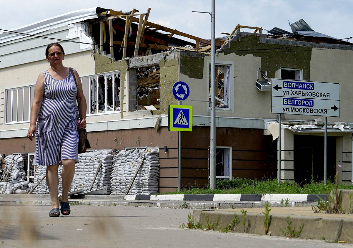 Город Шебекино в Белгородской области. Фото AFP/Scanpix/LETA