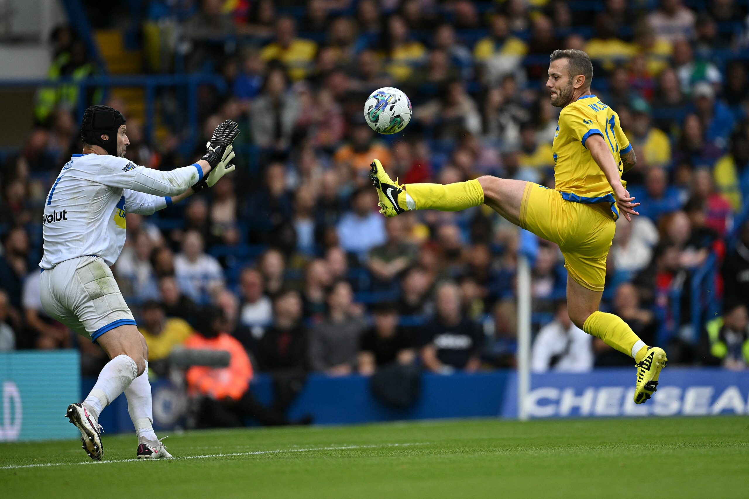 Момент игры Game4Ukraine. Фото JUSTIN TALLIS / AFP/Scanpix/LETA