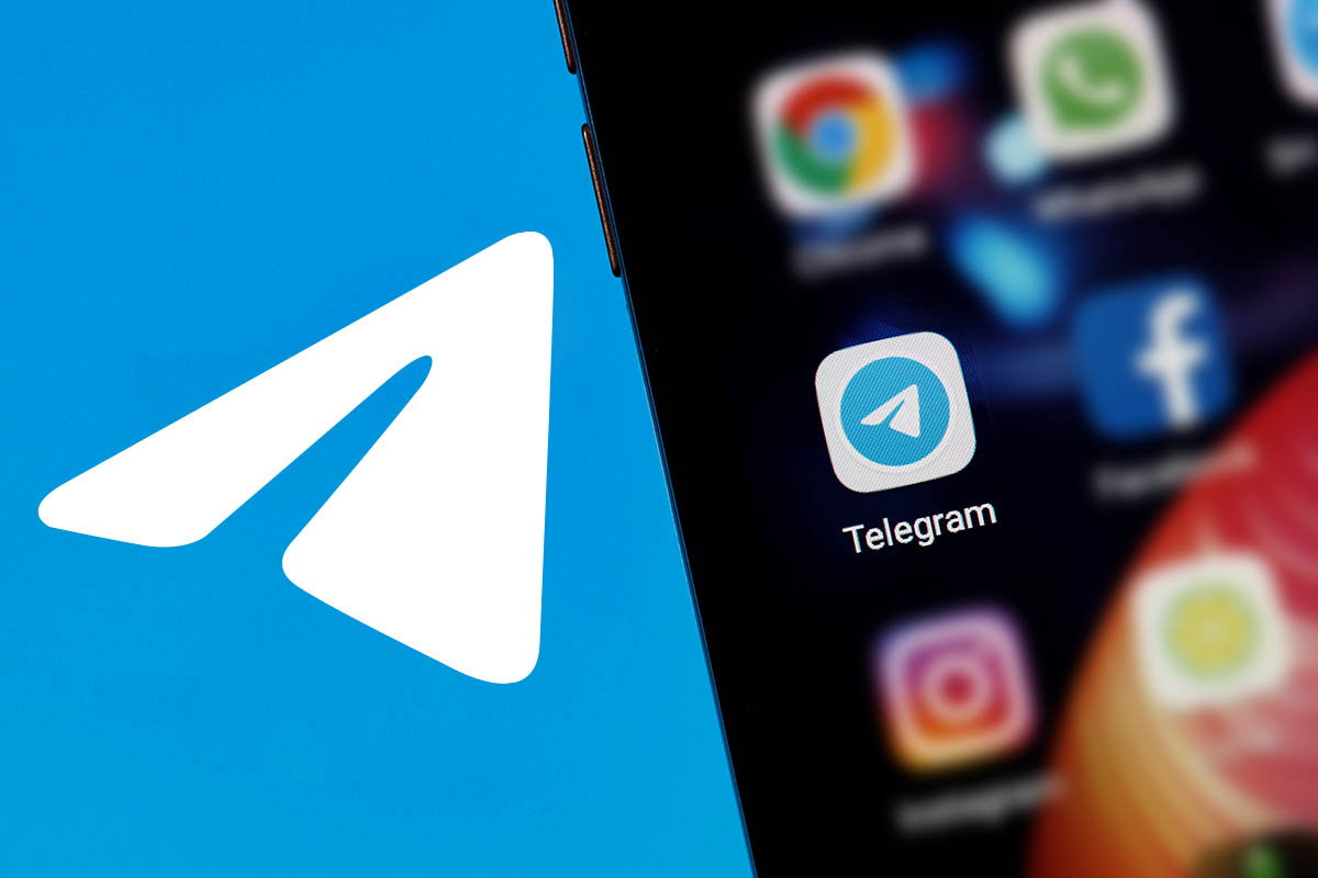 Логотип Telegram на мобильном телефоне. Фото C.Hardt/FuturexImage/Scanpix/Leta