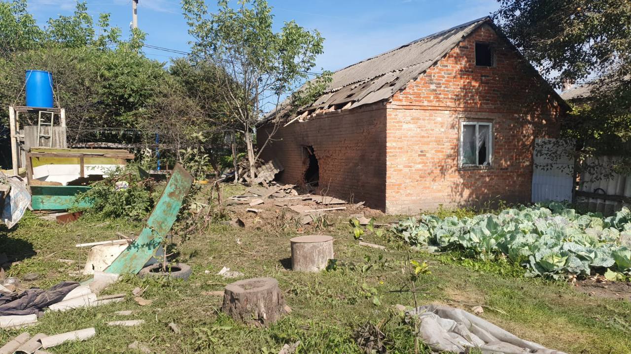 Последствия обстрела Белгородской области . Фото из телеграм-канала губернатора региона Вячеслава Гладкова