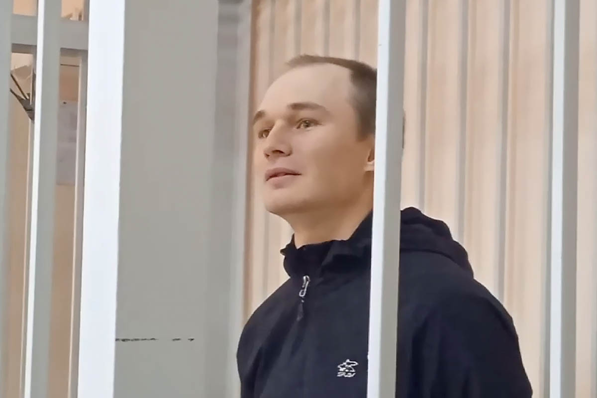 Азат Мифтахов на судебном заседании в Кирове, 5 сентября 2023 года. Скриншот видео SOTA