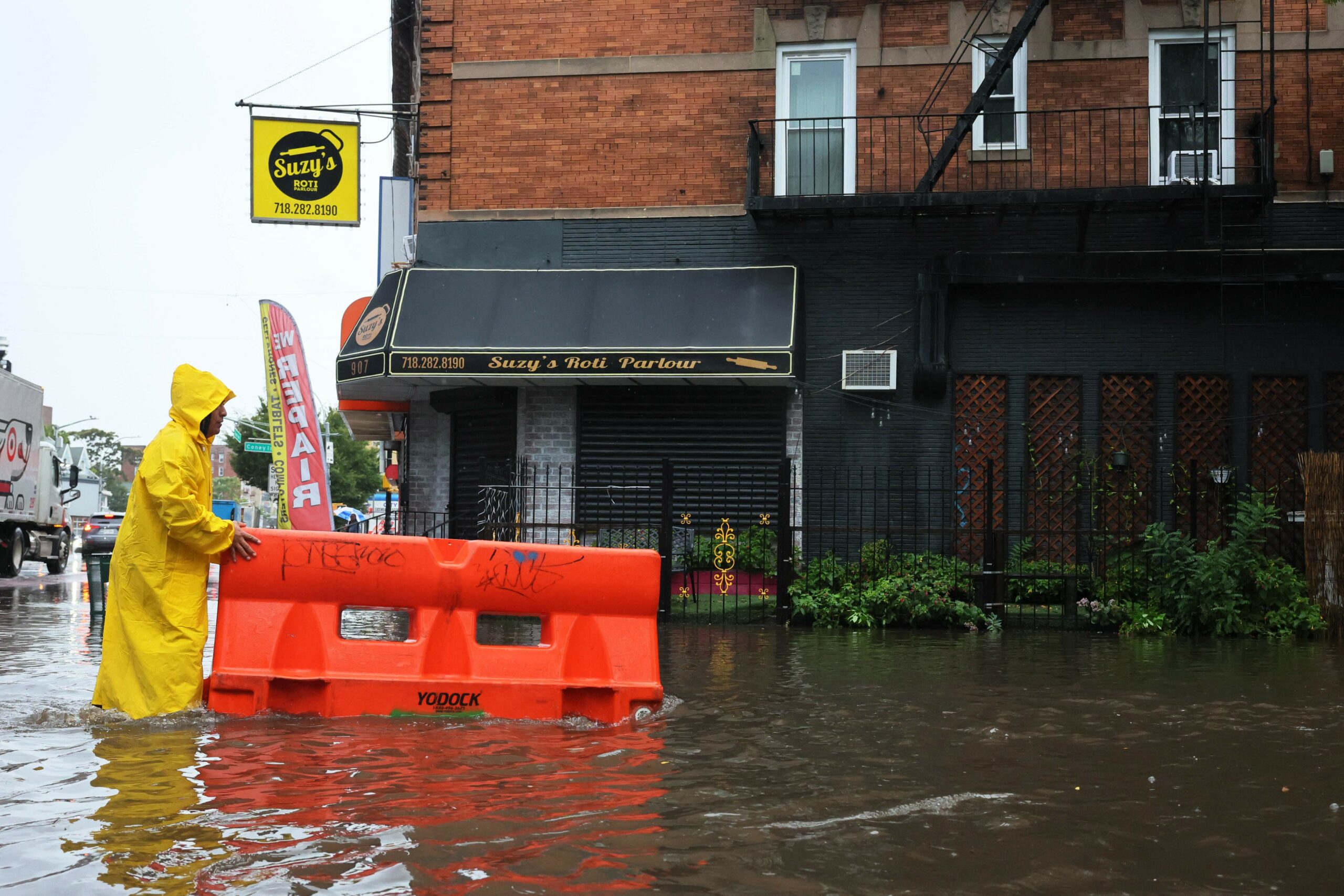 Наводнение в Нью-Йорке 29 сентября 2023 года. Фото Michael M. Santiago / Getty Images / AFP / Scanpix / LETA.